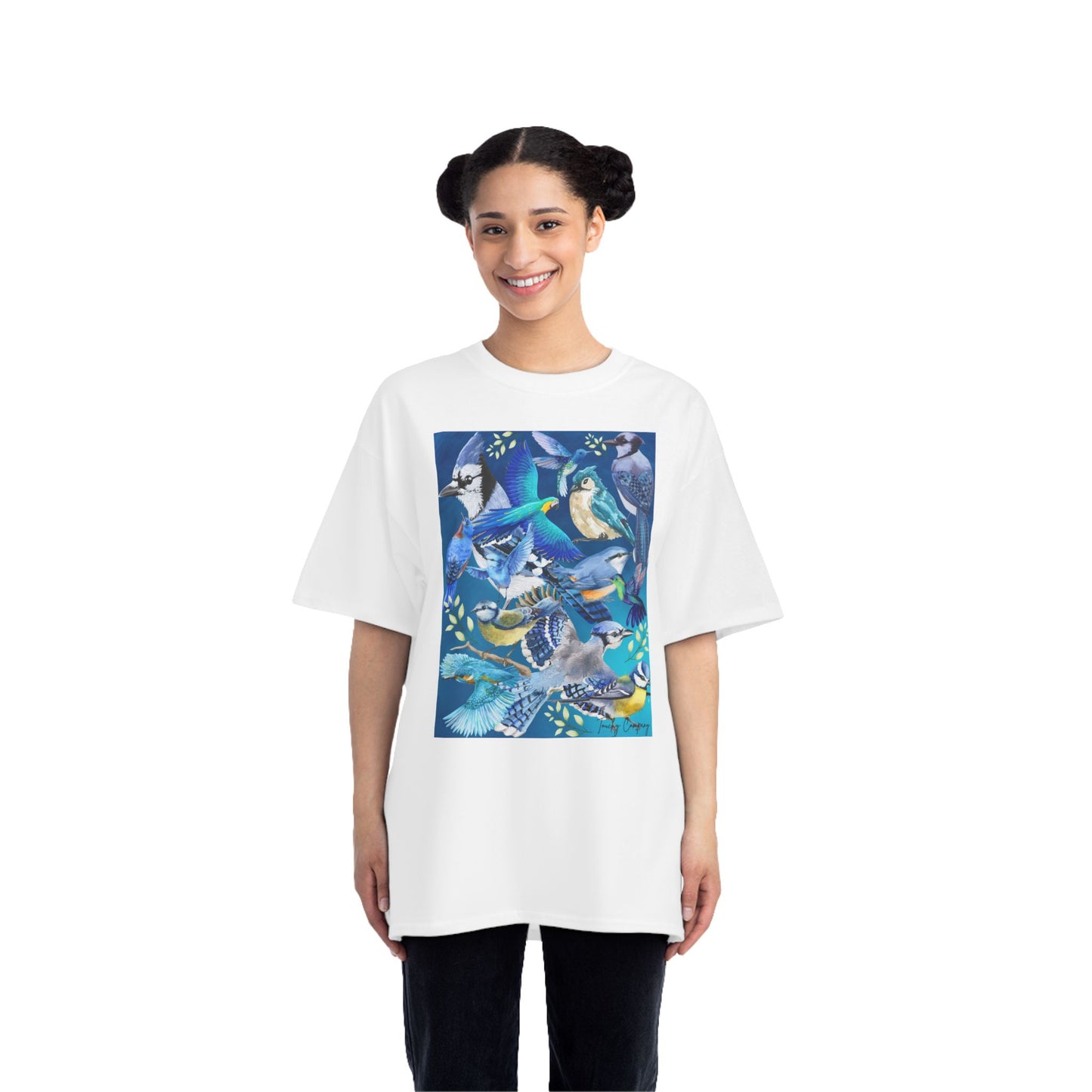Colorful Bird Graphic T-Shirt for Nature Lovers
