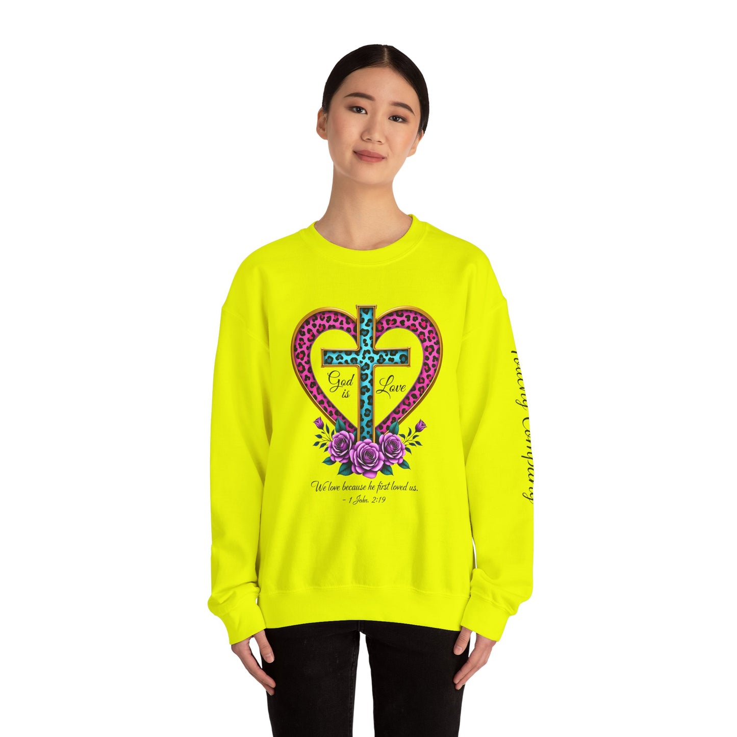 God's Love Unisex Heavy Blend™ Crewneck Sweatshirt