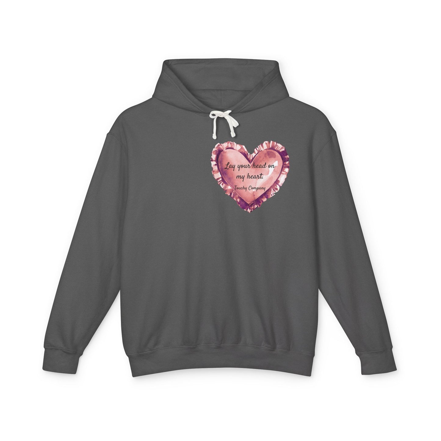 Heart Pillow Unisex Lightweight Hooded Sweatshirt