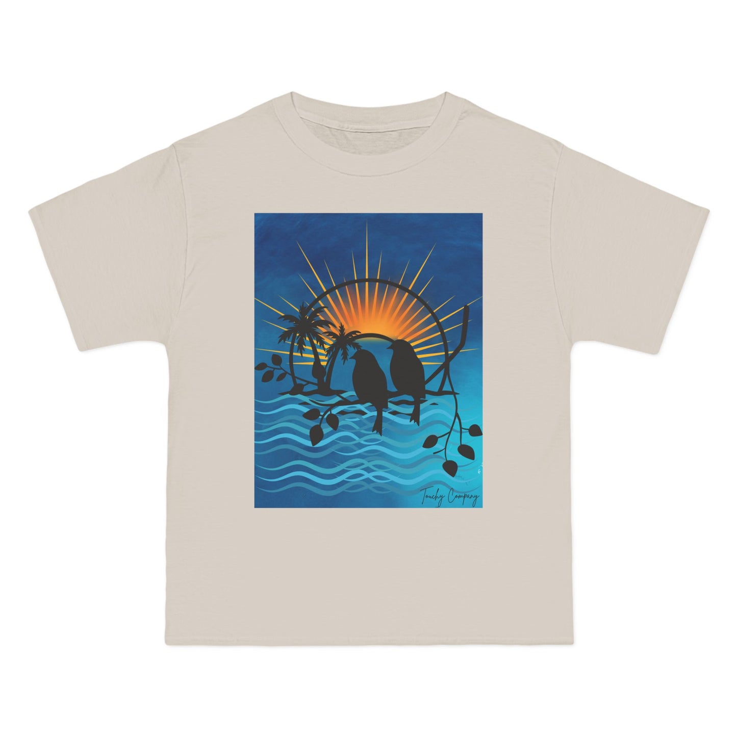Tropical Sunset Graphic T-Shirt for Beach Lovers