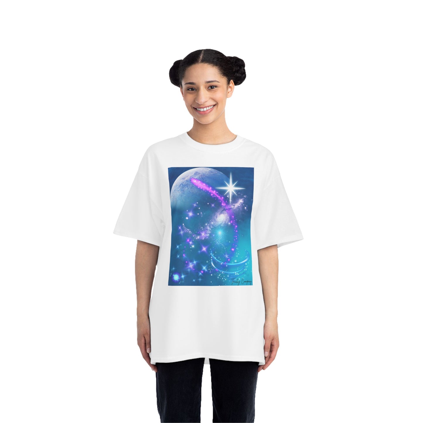 Cosmic Dream Short-Sleeve T-Shirt - Graphic Tee for Galaxy Lovers