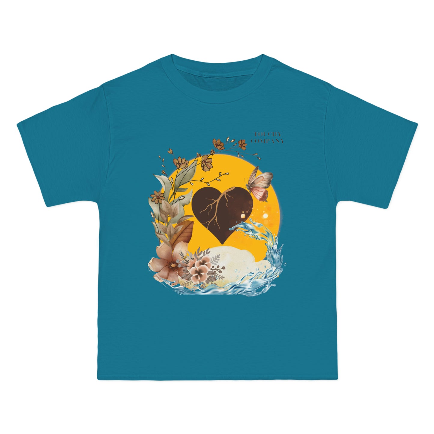 Brown Skin Heart, Oversized T-Shirt