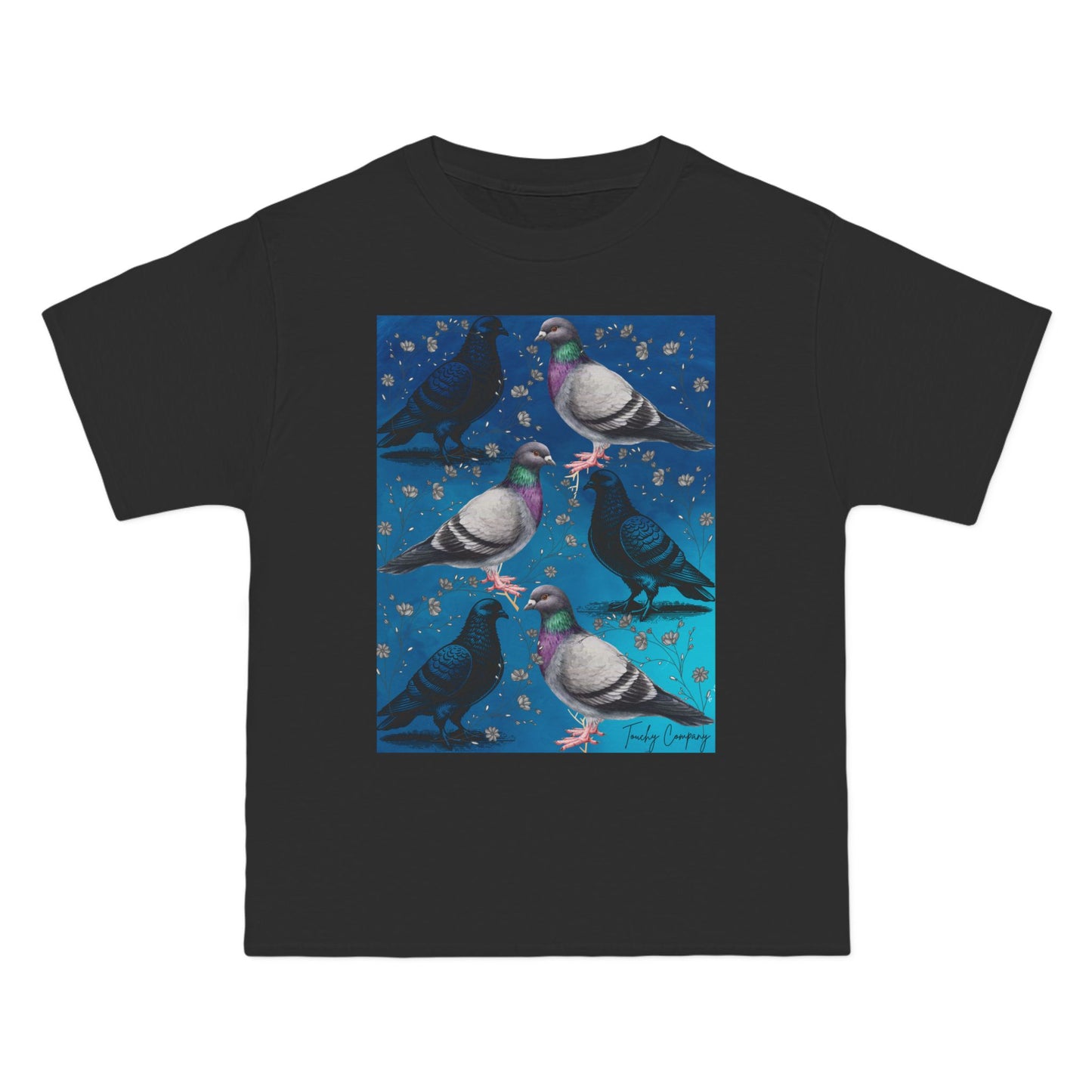 Whimsical Pigeon Art Short-Sleeve T-Shirt – Unique Gift for Bird Lovers