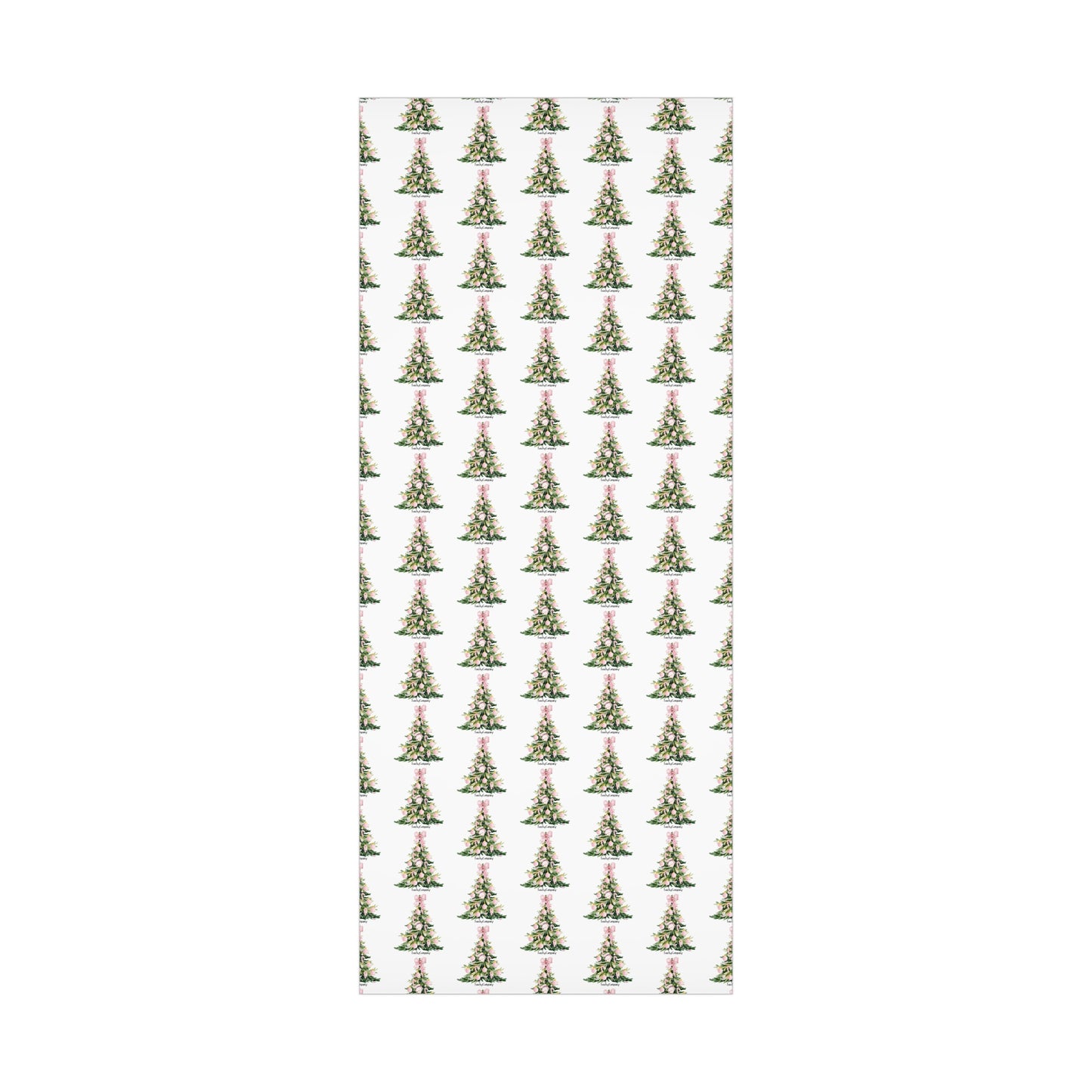 Pink Hanging Santa Gift Wrap Papers