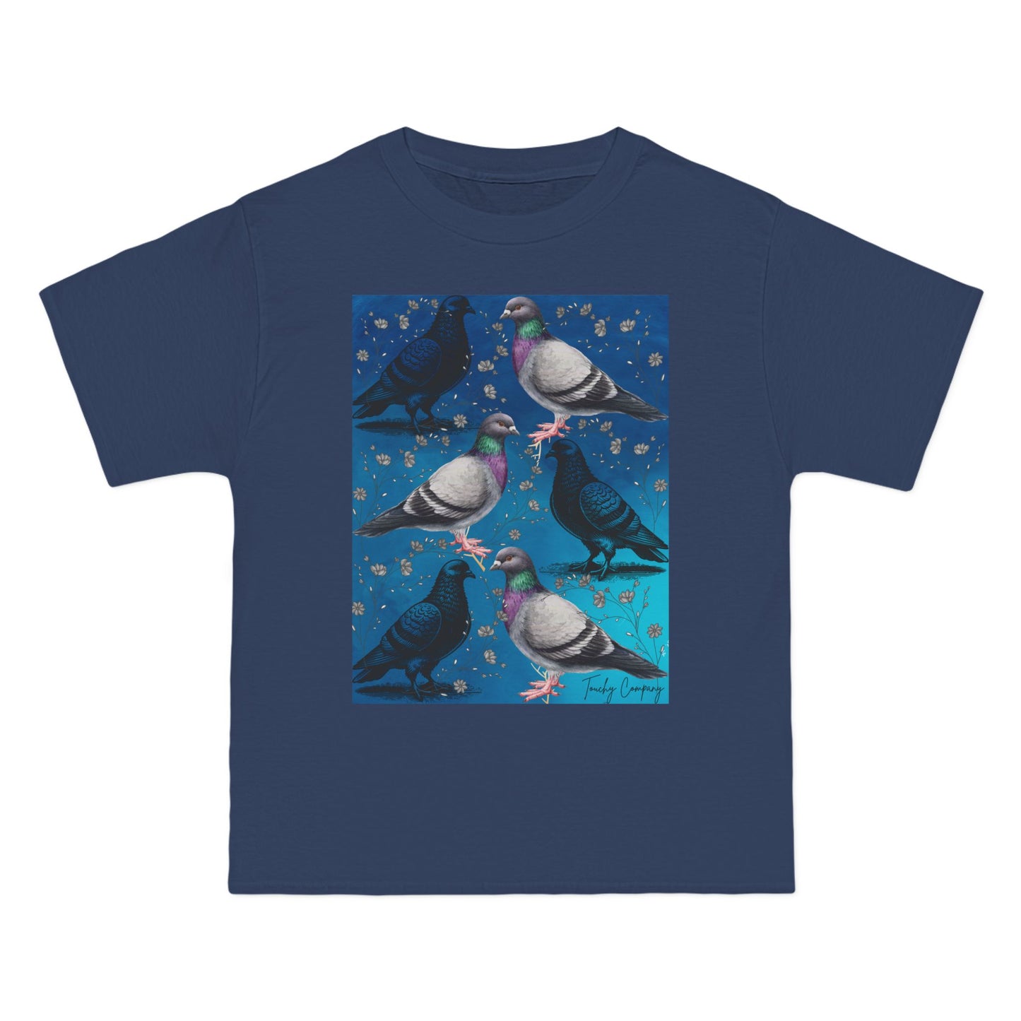 Whimsical Pigeon Art Short-Sleeve T-Shirt – Unique Gift for Bird Lovers
