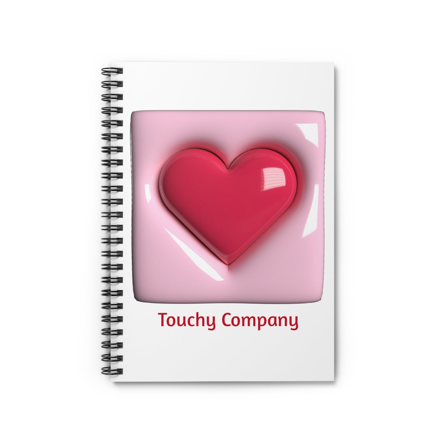 Bubble Heart, Spiral Notebook - Ruled Line