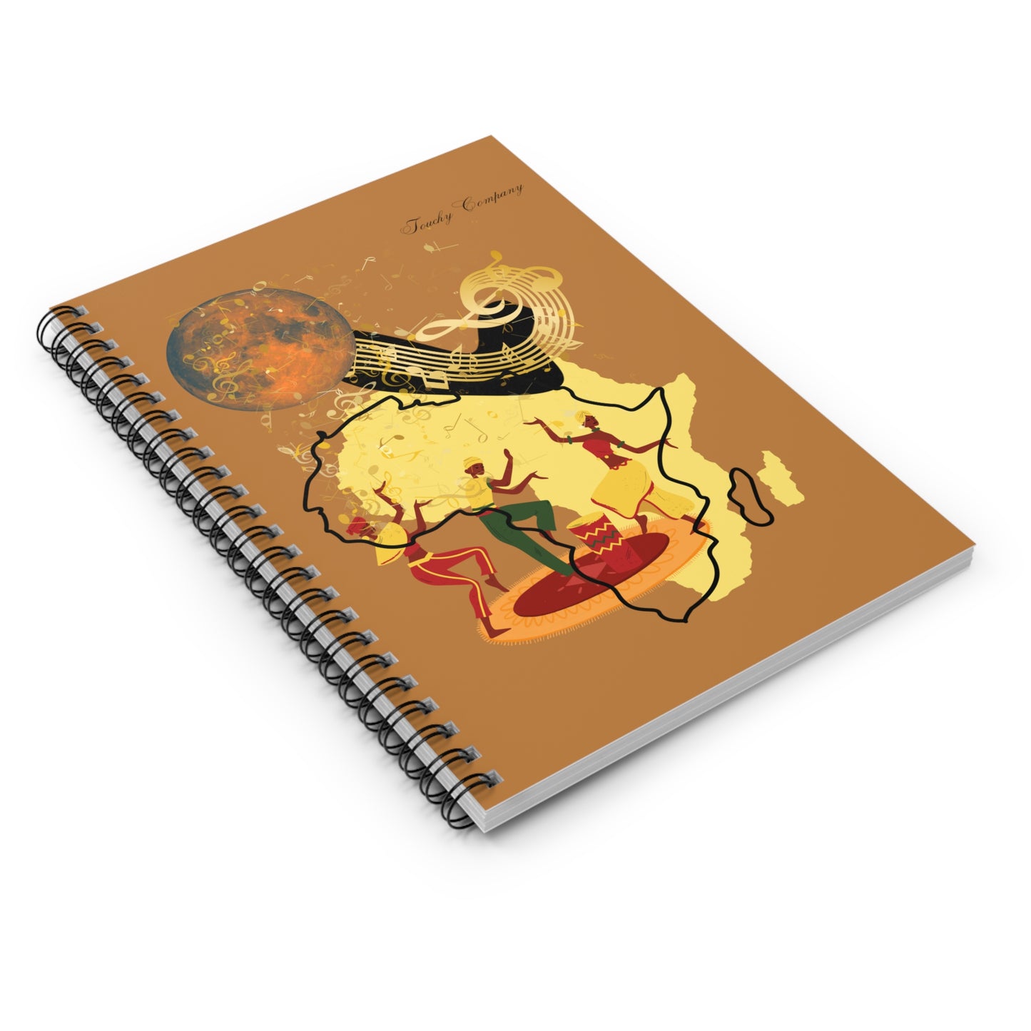 African Dance, Spiral Notebook - Ruled Line
