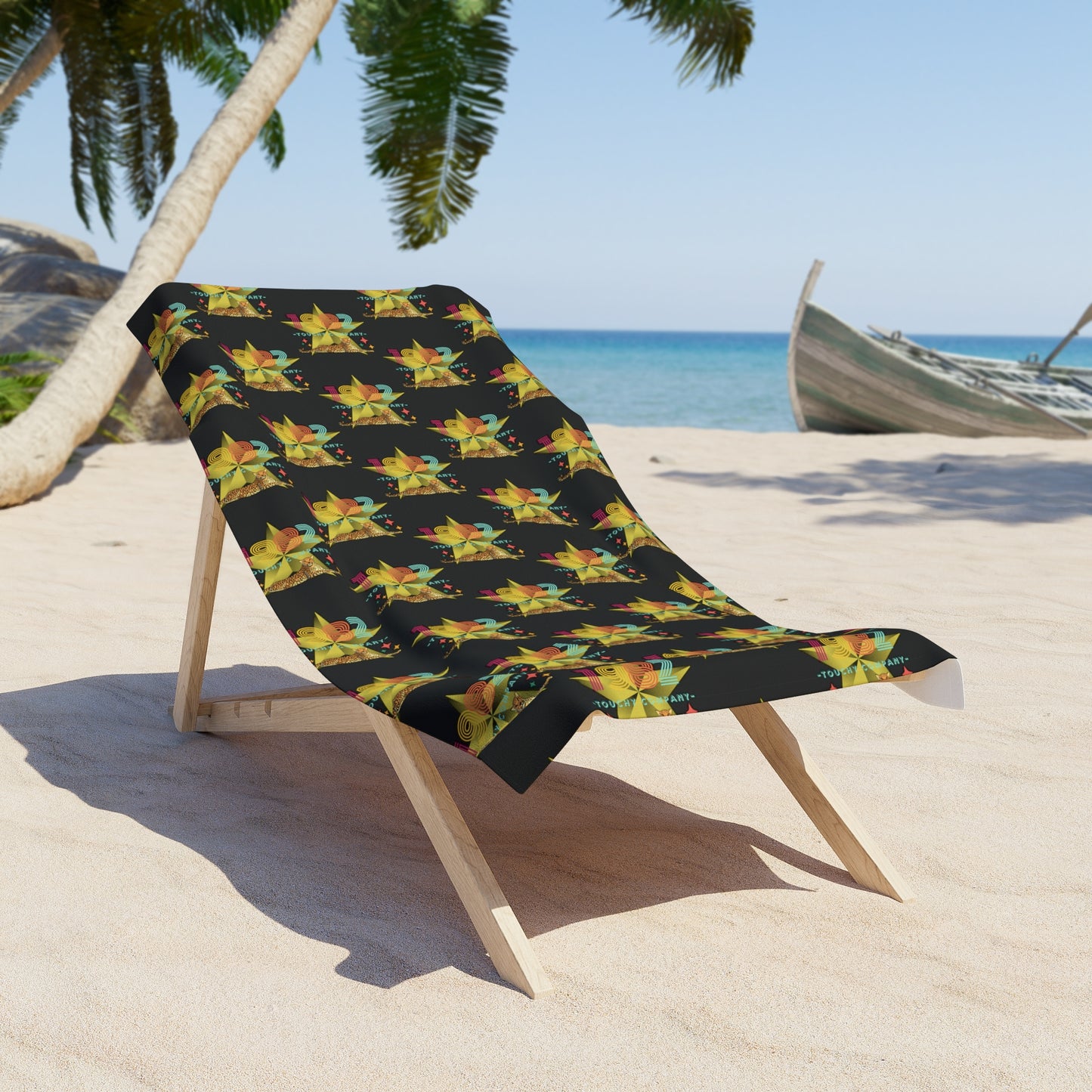 1982 Retro, Beach Towel