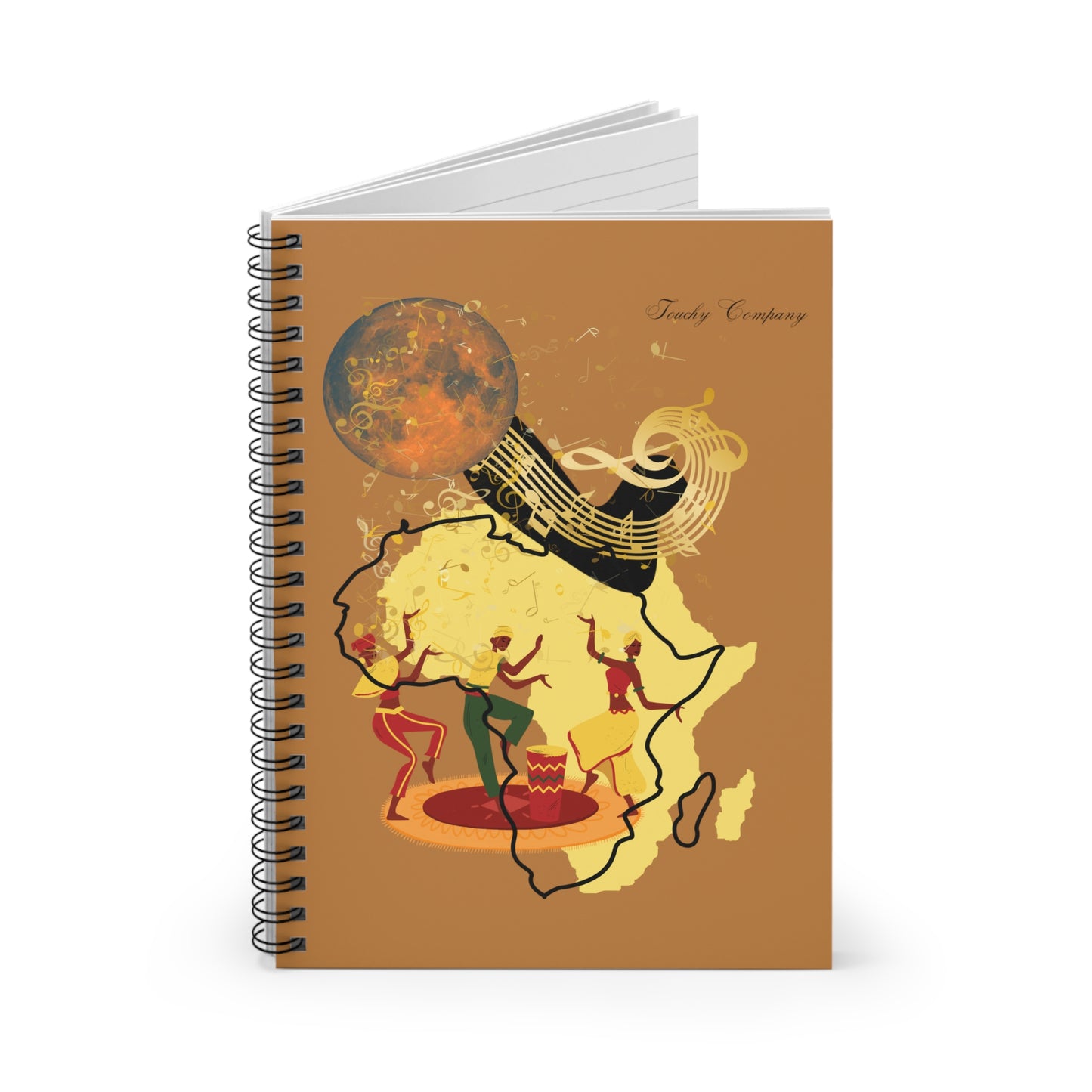African Dance, Spiral Notebook - Ruled Line