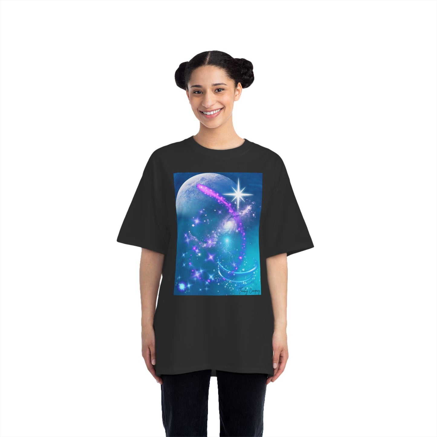 Cosmic Dream Short-Sleeve T-Shirt - Graphic Tee for Galaxy Lovers