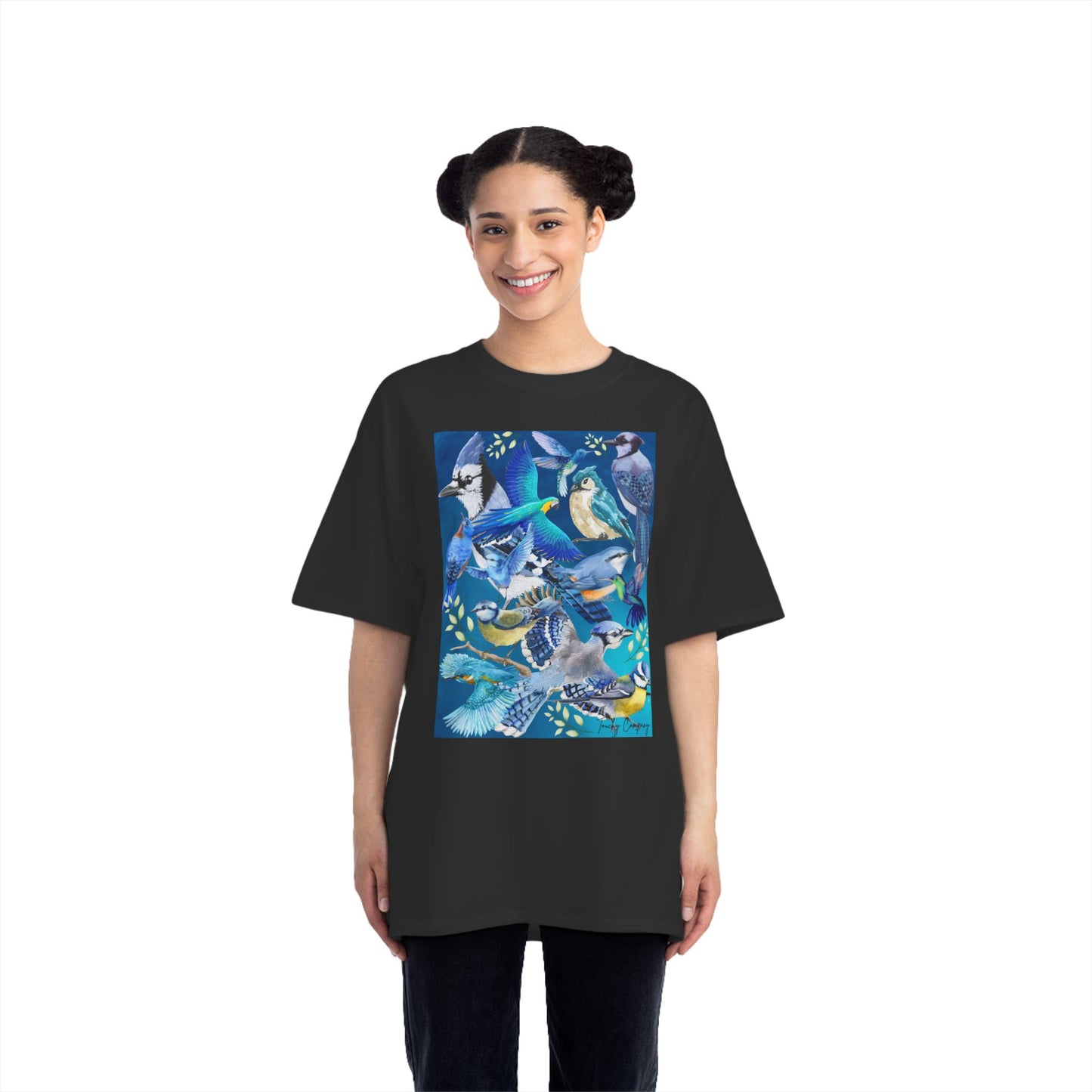 Colorful Bird Graphic T-Shirt for Nature Lovers