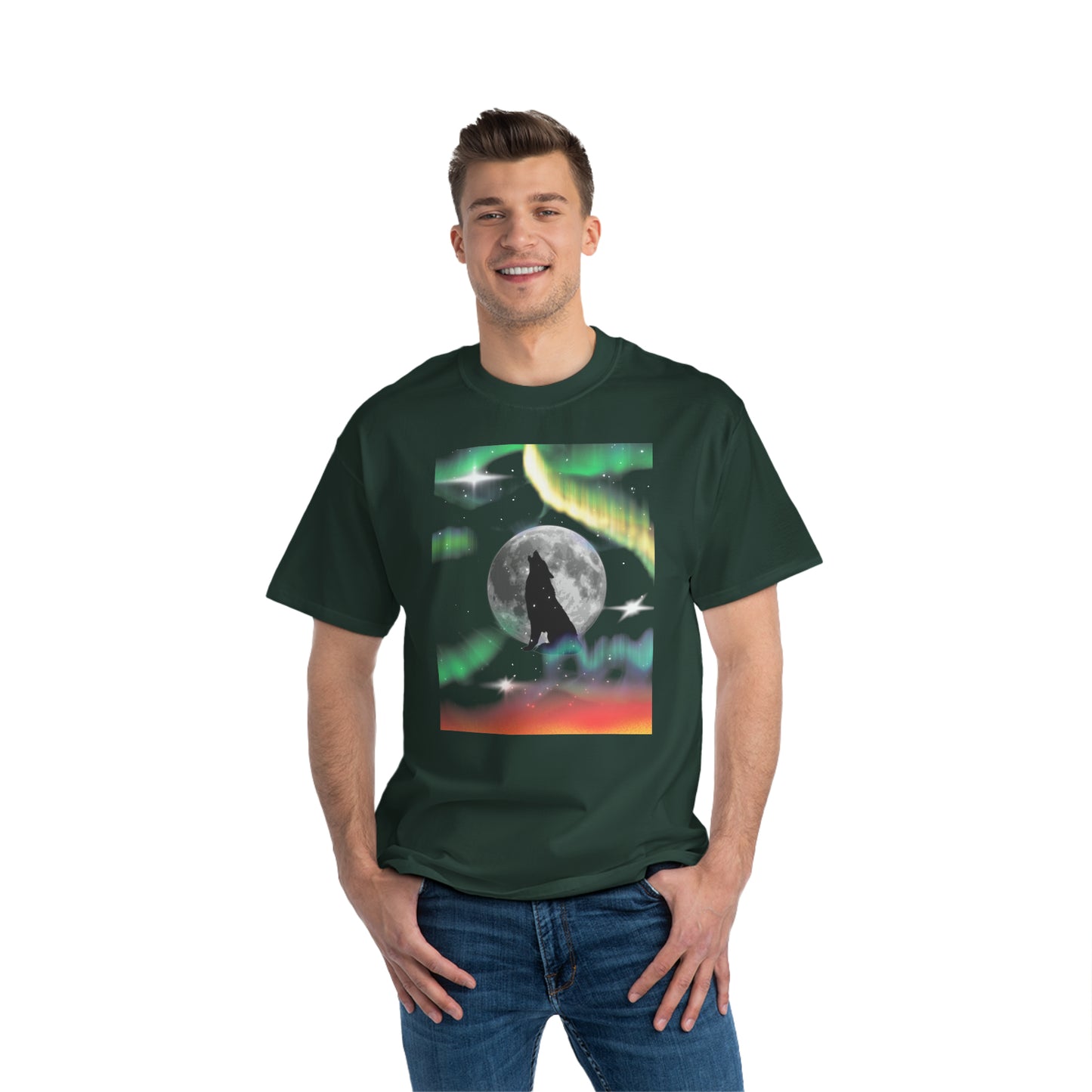 Northern Lights Vibe, Oversized T-Shirt
