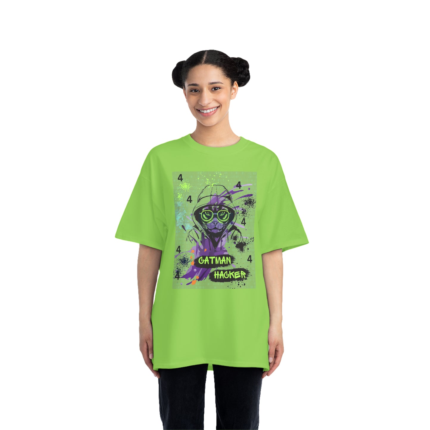 Catman Hacker, Oversize T-Shirt