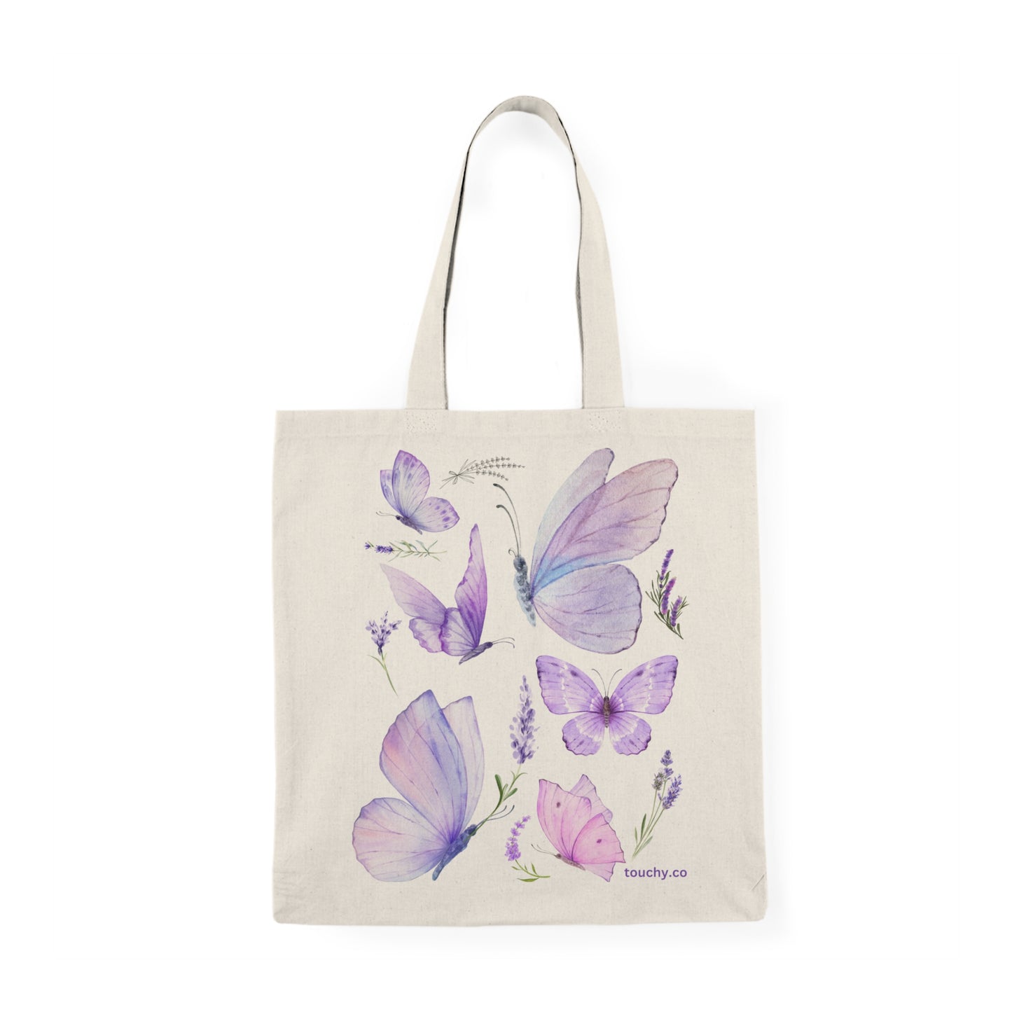 Butterfly Natural Tote Bag