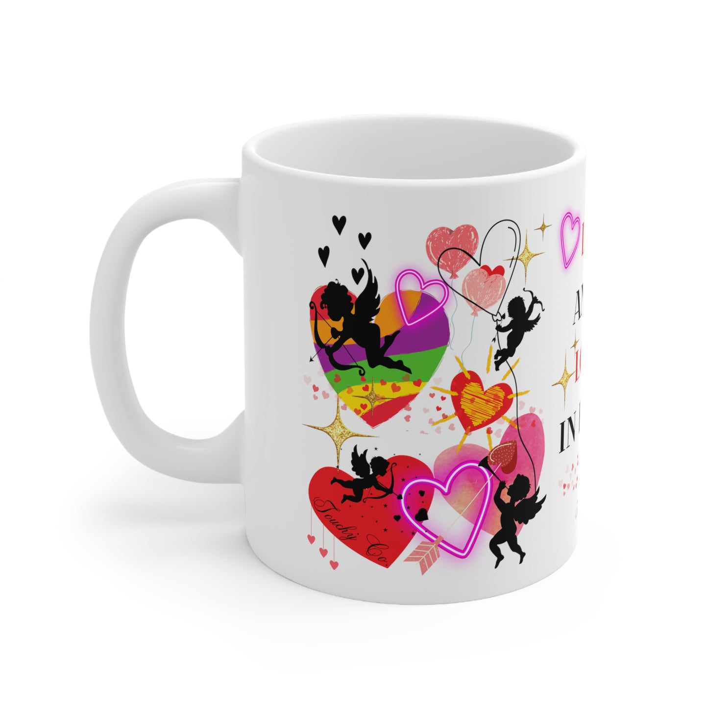 Cupid Hearts, Mug 11oz, 15oz