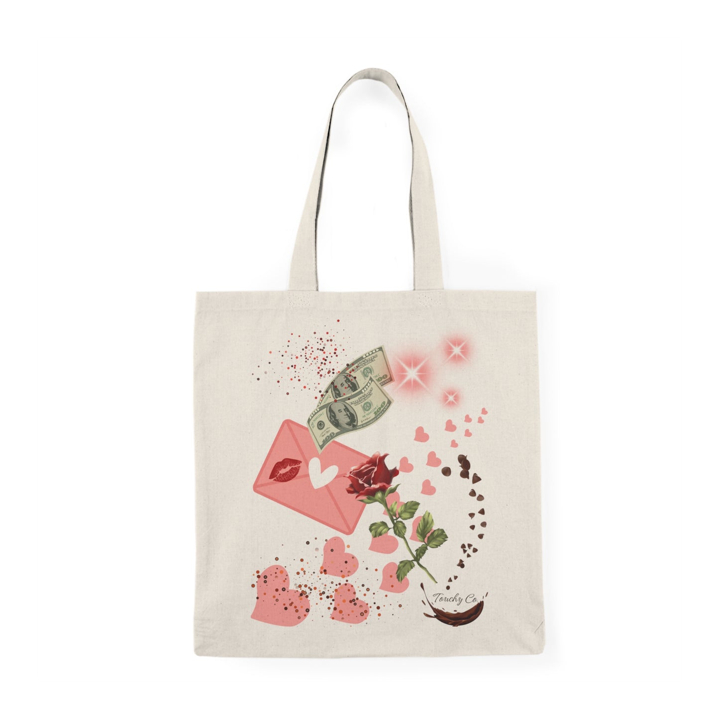 Money Heart, Tote Bag
