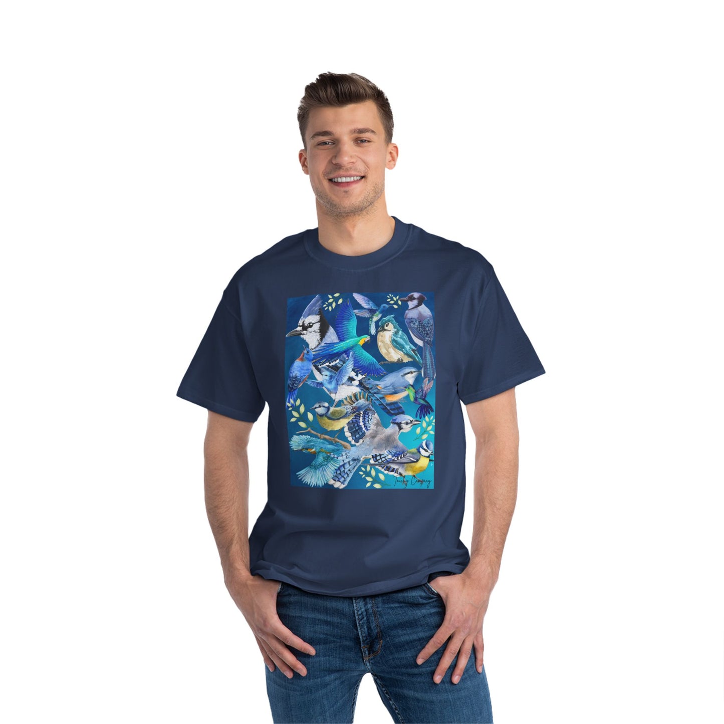 Colorful Bird Graphic T-Shirt for Nature Lovers
