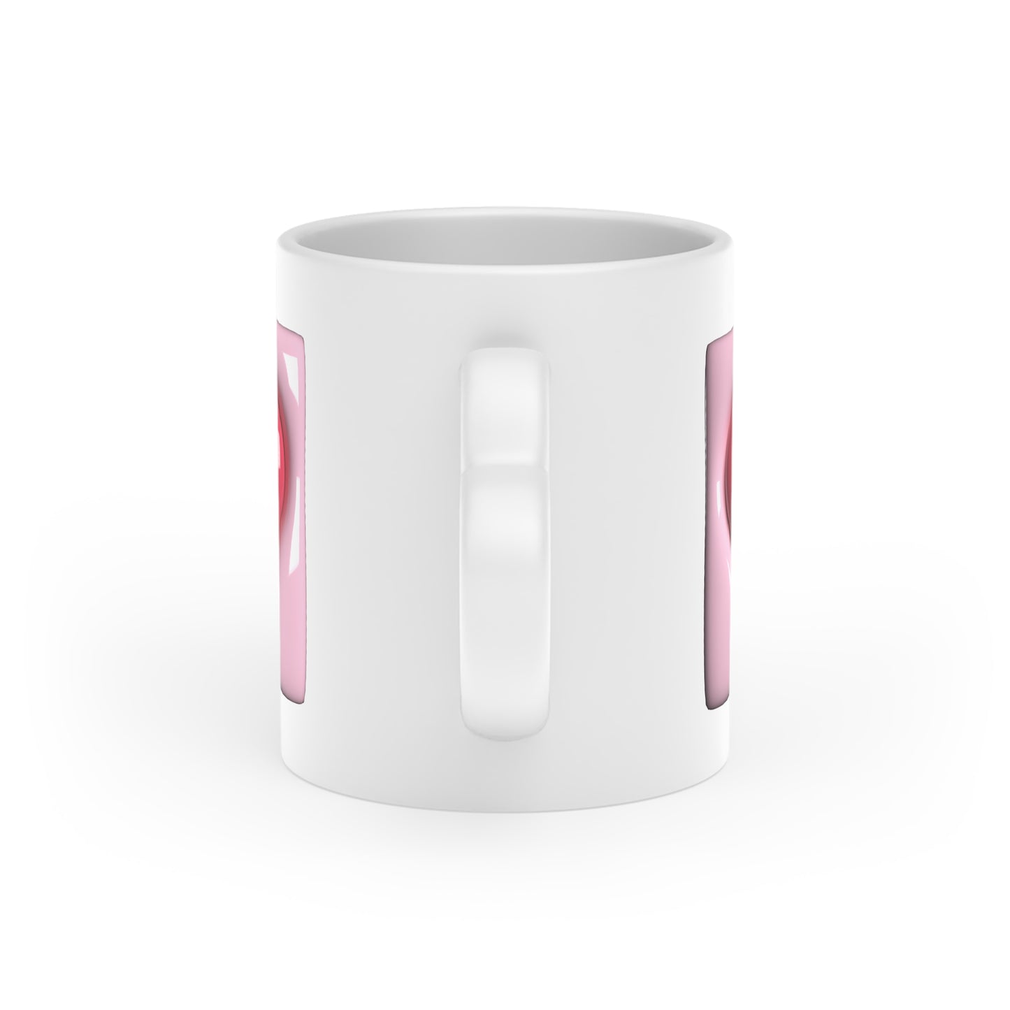 Bubble shaped Heart-Shaped Mug