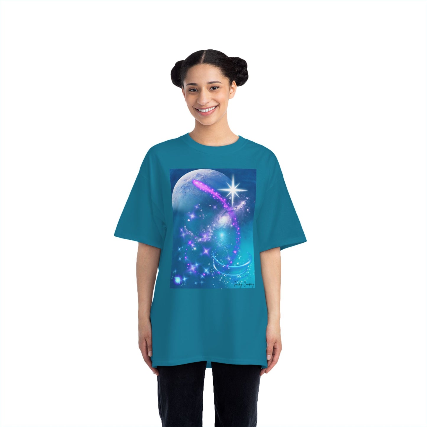 Cosmic Dream Short-Sleeve T-Shirt - Graphic Tee for Galaxy Lovers