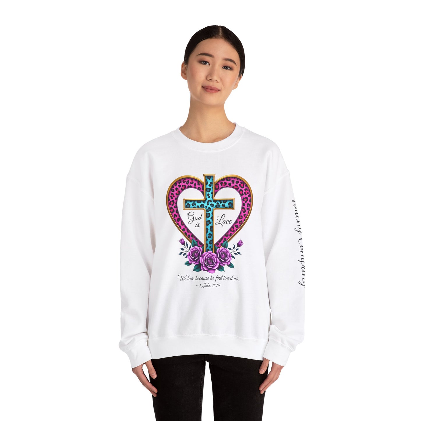 God's Love Unisex Heavy Blend™ Crewneck Sweatshirt