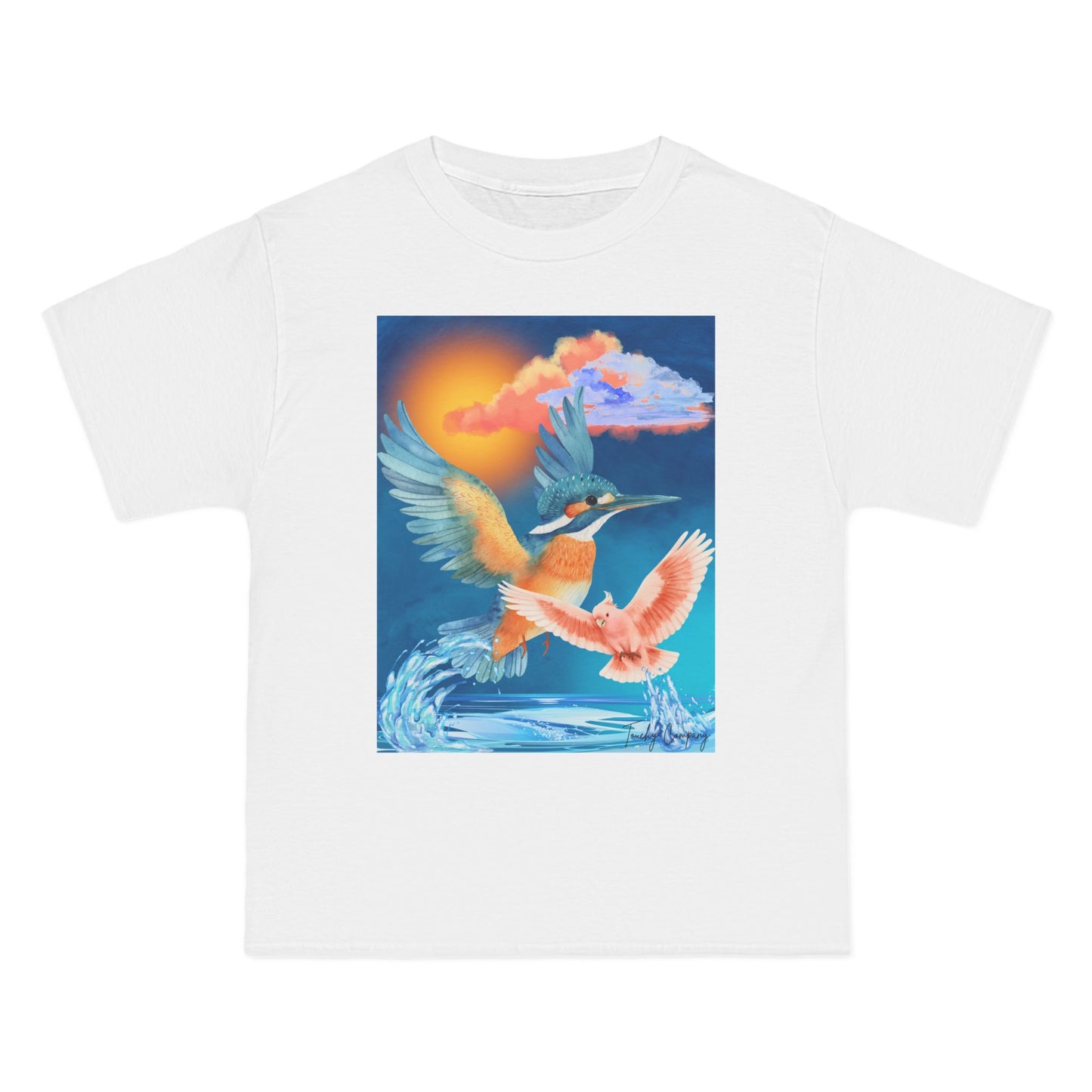 Colorful Kingfisher Graphic T-Shirt for Nature Lovers