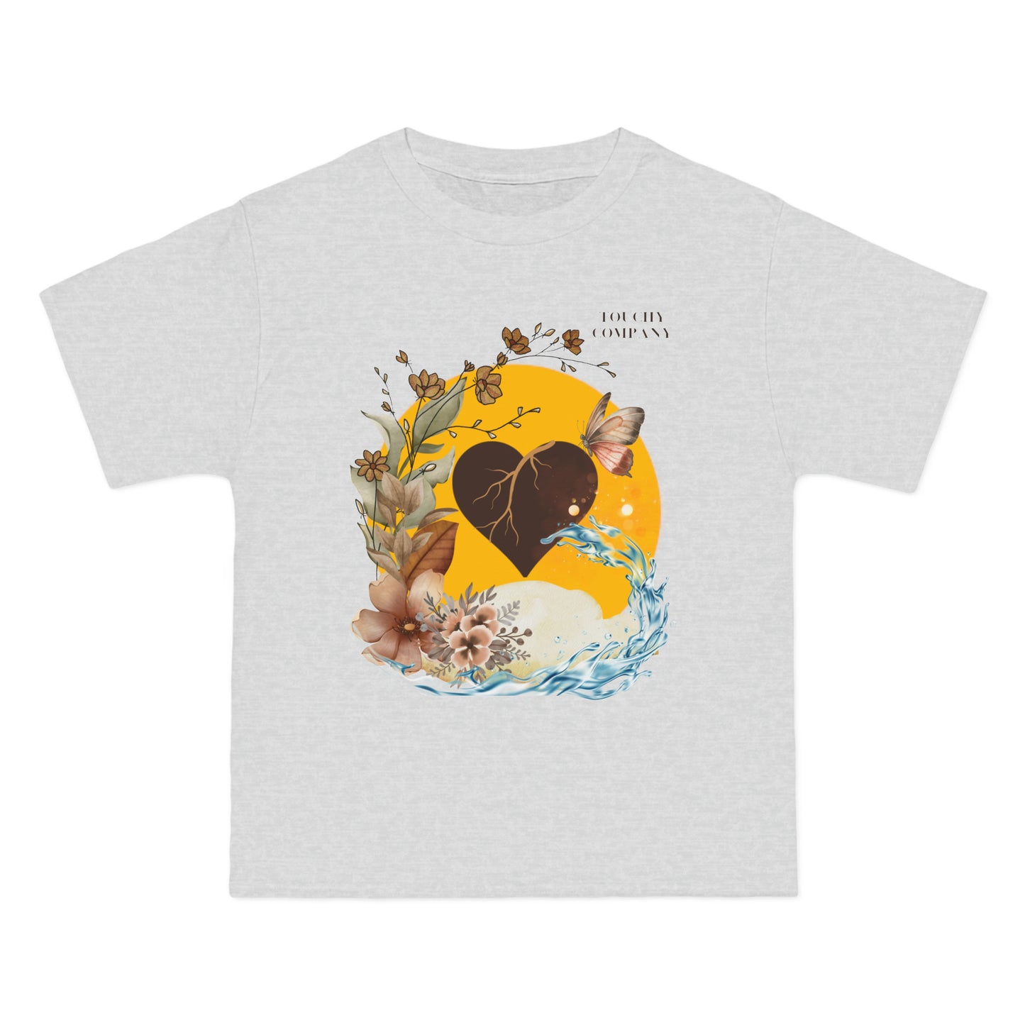 Brown Skin Heart, Oversized T-Shirt