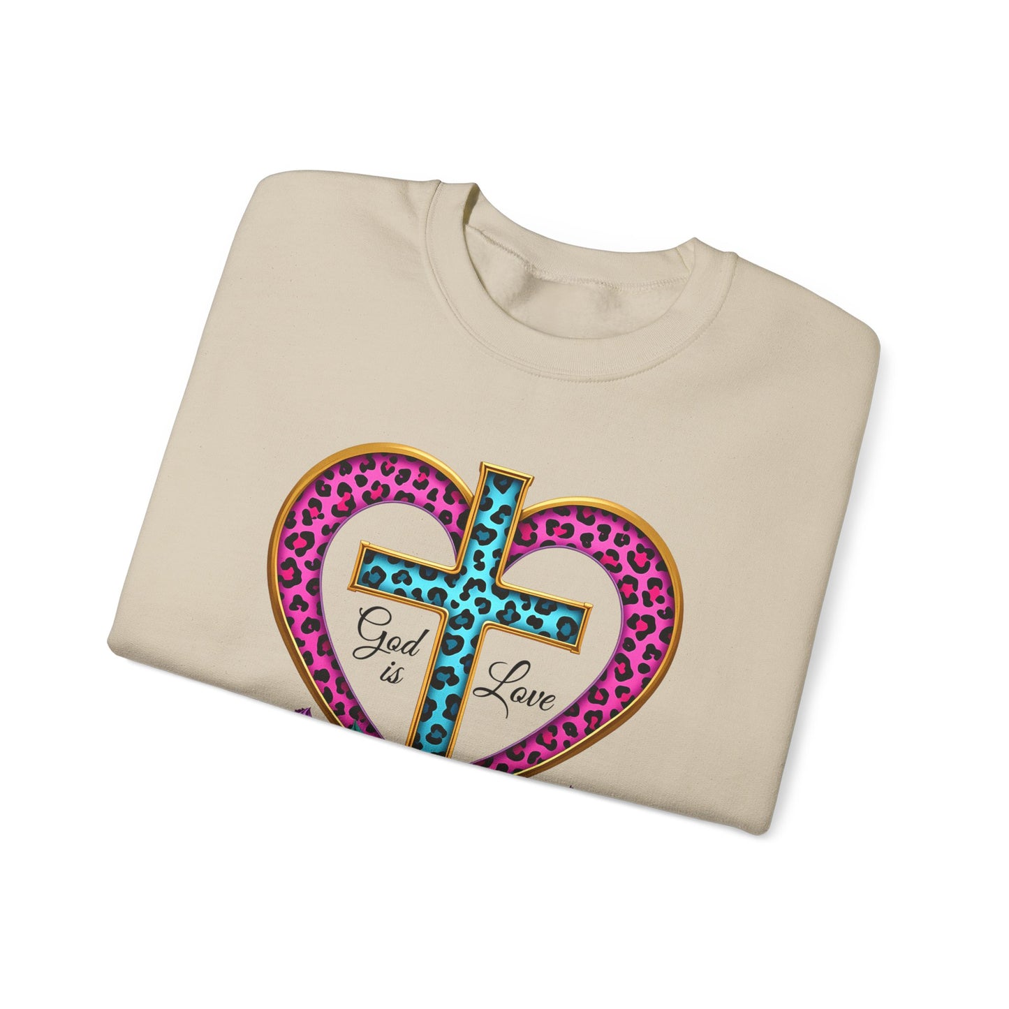 God's Love Unisex Heavy Blend™ Crewneck Sweatshirt