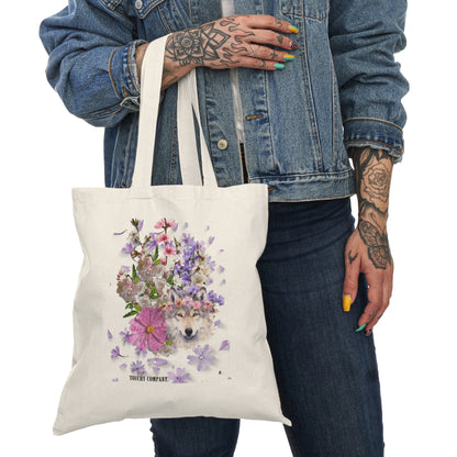 Flower Wolf, Tote Bag