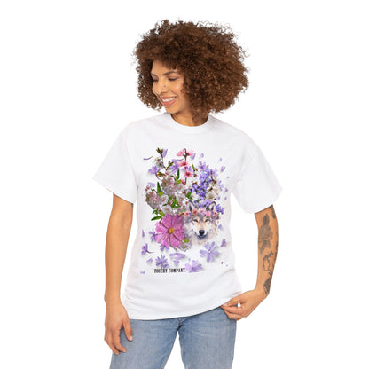 Flower Wolf, Unisex T-shirt