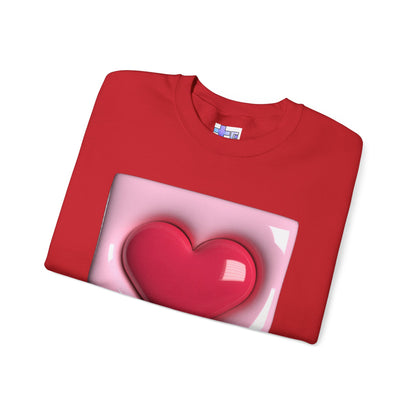 Bubble Heart, Unisex Crewneck Sweatshirt