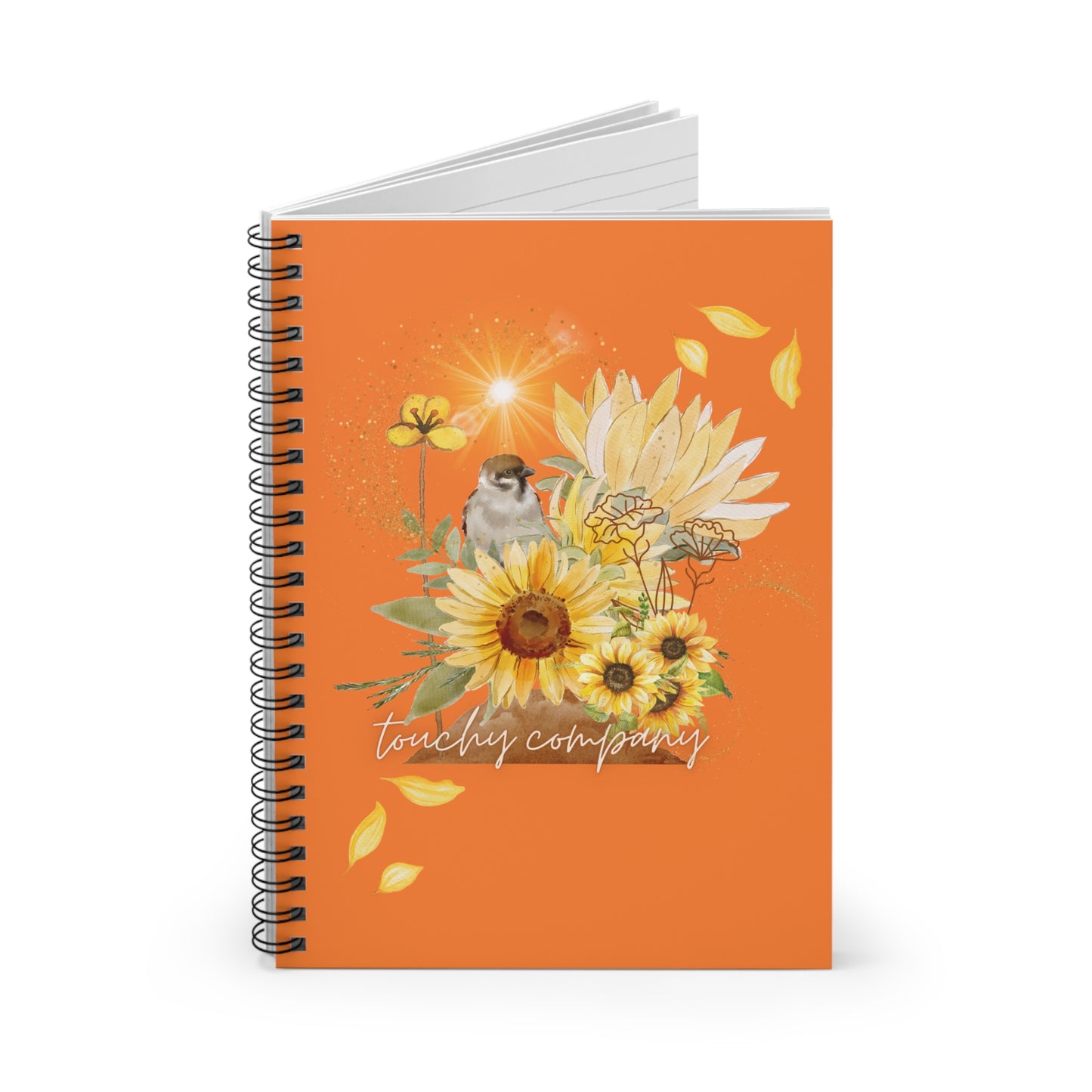 Sunflower, Spiral Notebook - Ruled Line