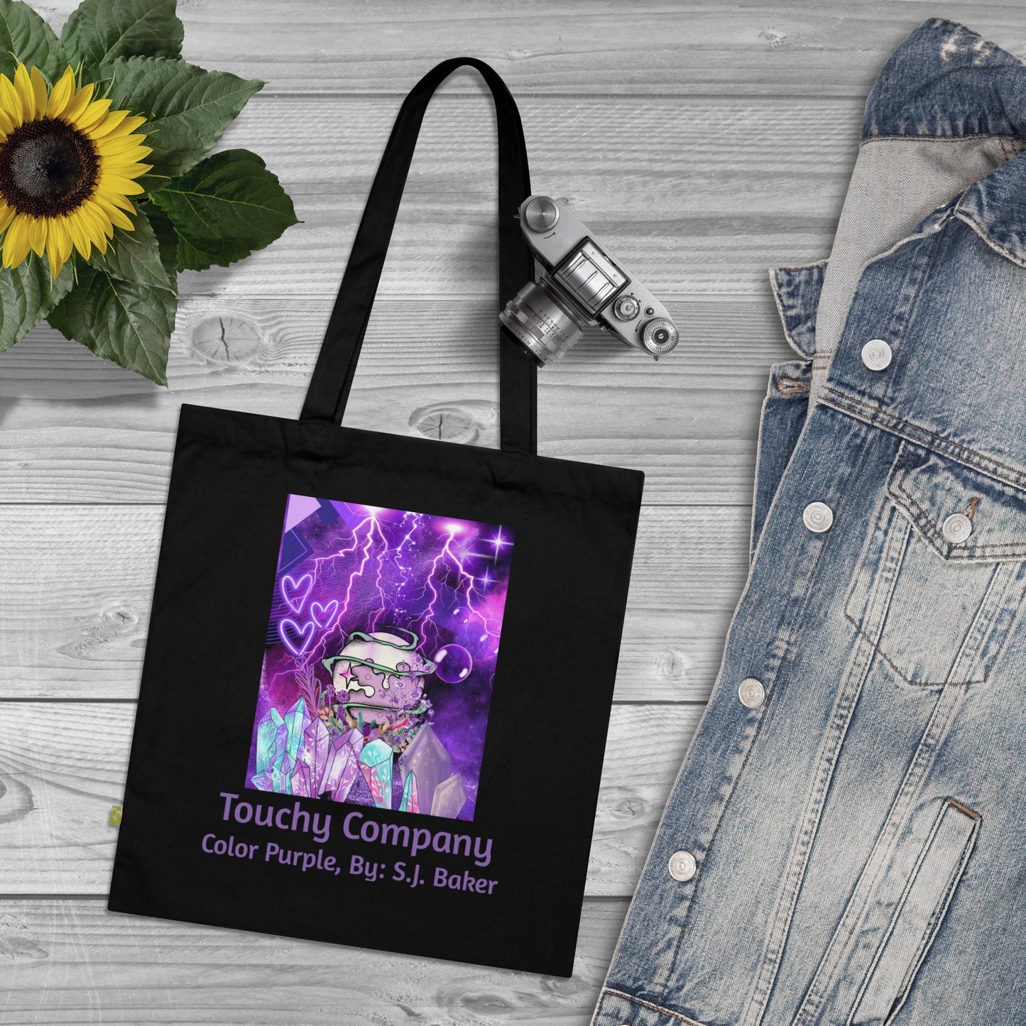 Color Purple, Tote Bag