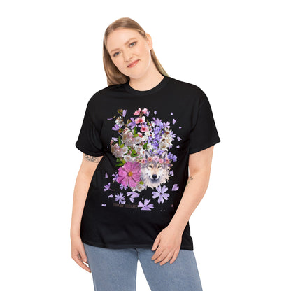 Flower Wolf, Unisex T-shirt