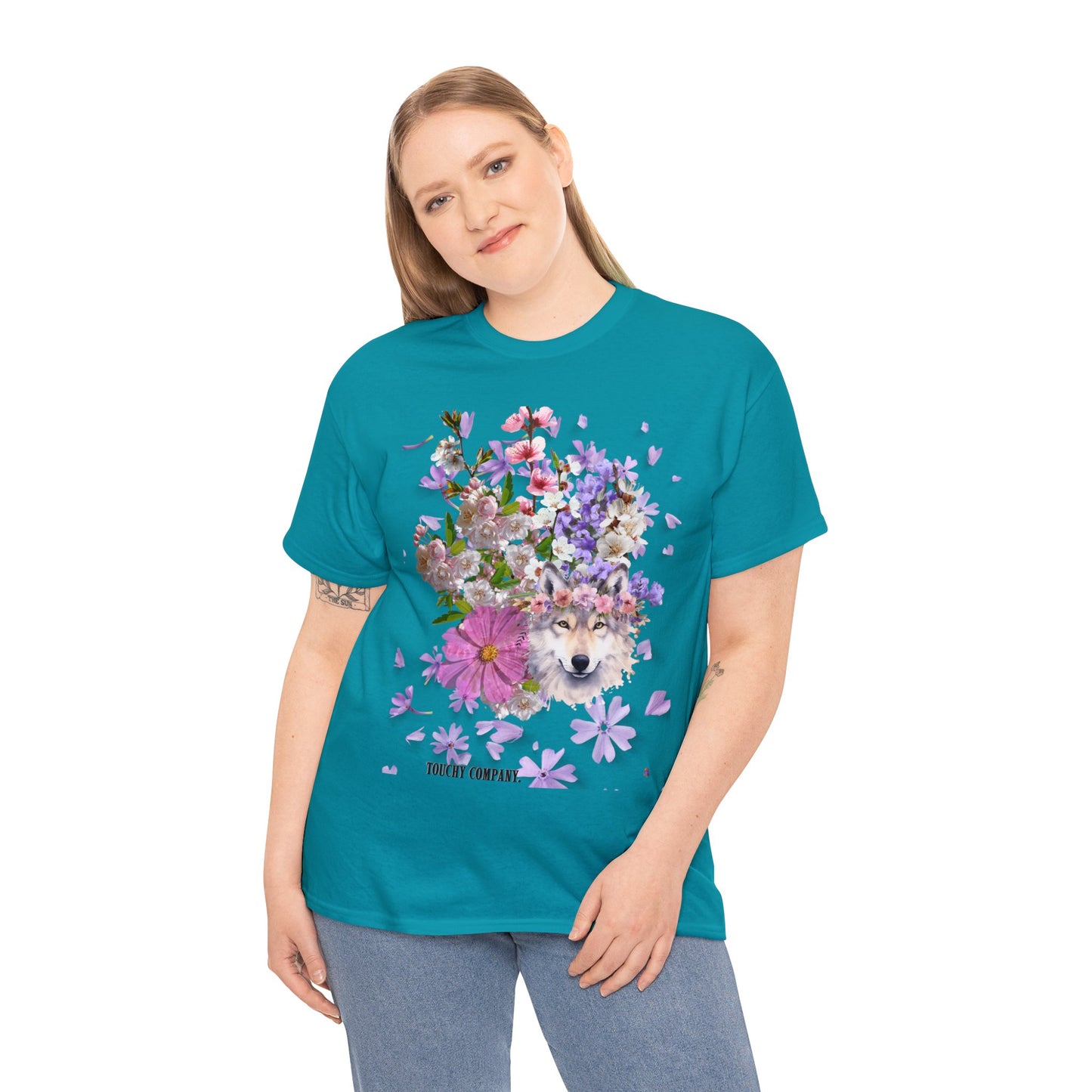 Flower Wolf, Unisex T-shirt