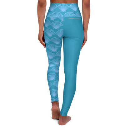 Shell Bae High Waisted Yoga Leggings