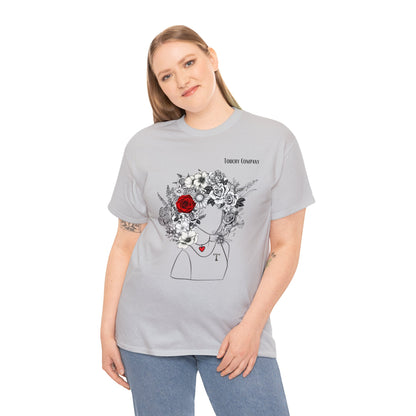 Red Rose Girl, Unisex T-Shirt