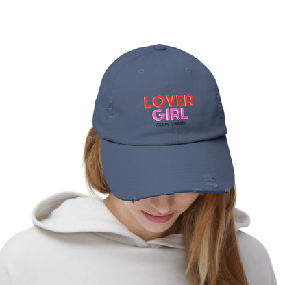 Lover Girl Unisex Distressed Cap