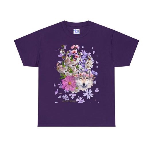 Flower Wolf, Unisex T-shirt