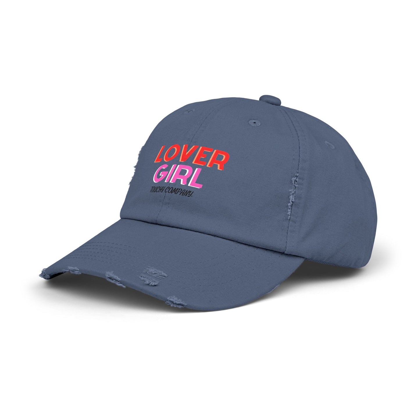 Lover Girl Unisex Distressed Cap