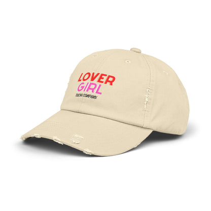 Lover Girl Unisex Distressed Cap