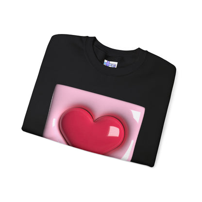 Bubble Heart, Unisex Crewneck Sweatshirt