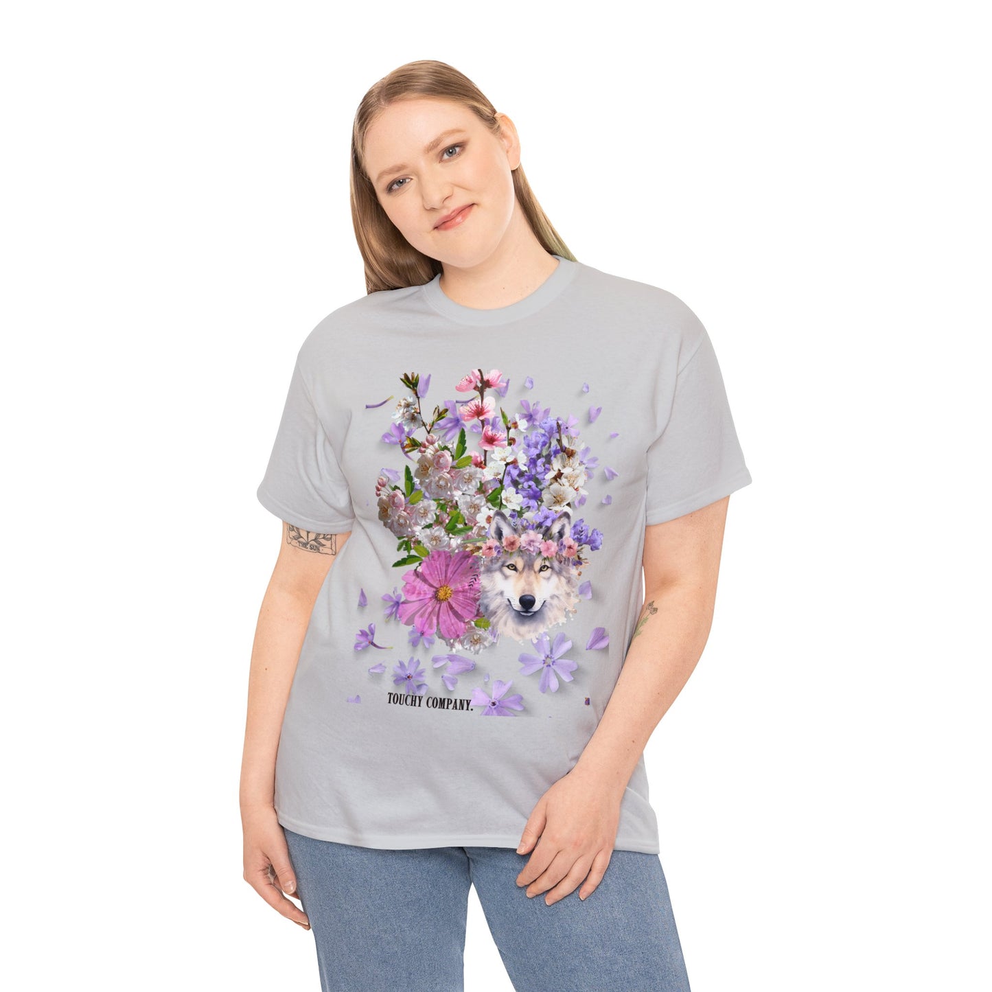 Flower Wolf, Unisex T-shirt