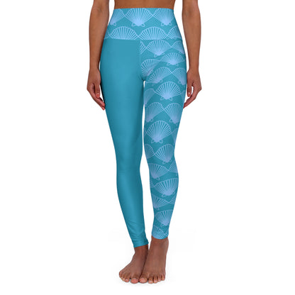 Shell Bae High Waisted Yoga Leggings