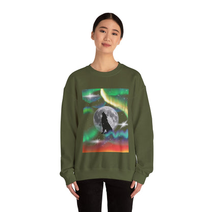 Northern Lights Vibe, Unisex Crewneck Sweatshirt