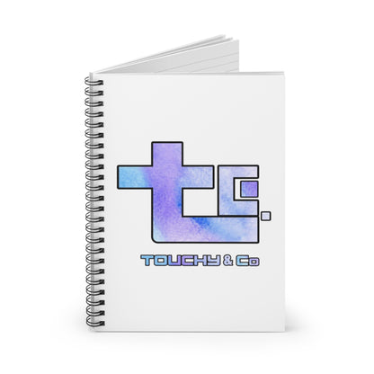 Touchy Logo, Spiral Notebook - Ruled Line