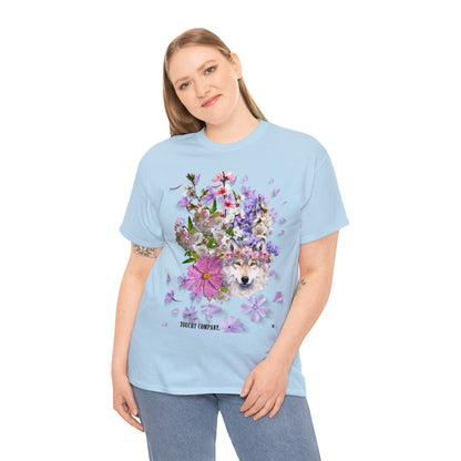 Flower Wolf, Unisex T-shirt