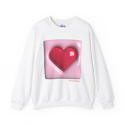 Bubble Heart, Unisex Crewneck Sweatshirt