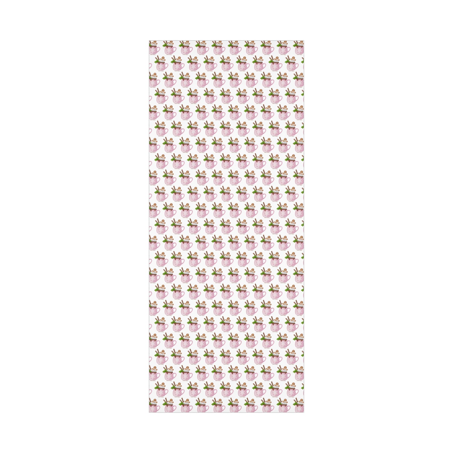 Pink Gingerbread Gift Wrap Papers