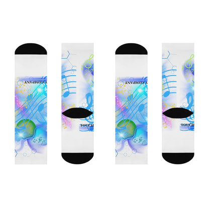 Space Music Crew Socks