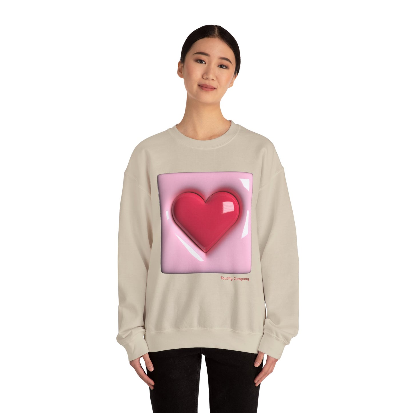 Bubble Heart, Unisex Crewneck Sweatshirt